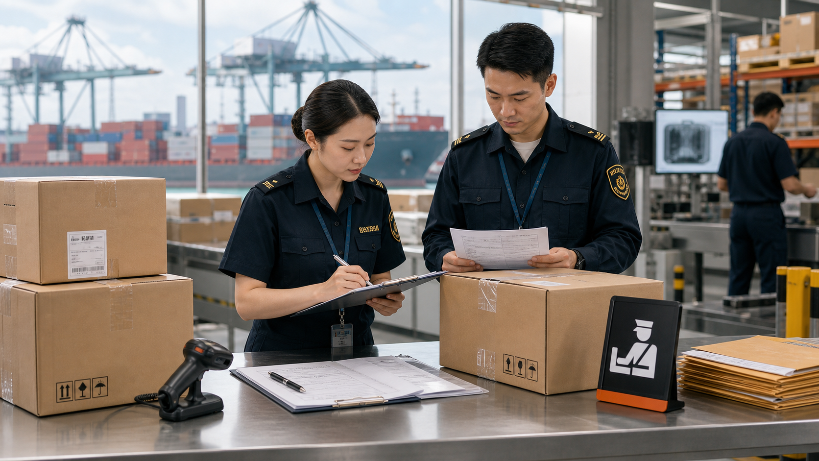 Customs clearance tracking